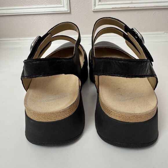 Dansko Women's Rissa Nappa Mary Jane Sandals Shoes EUR 40 US 9.5 Black - Picture 6 of 12